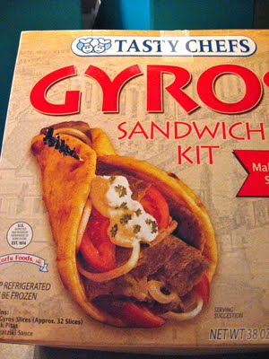 Frozen Tasty Chefs Gyro Kit from Holy Land Deli