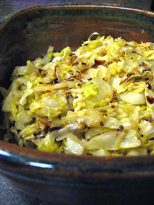 Simple Sauteed Cabbage With Balsamic Vinegar